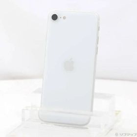 〔中古品〕 iPhone SE 第2世代 256GB ホワイト MXVU2J／A SIMフリー【258】
