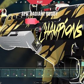 EP6レディアント チャンピオン全種 限定多数 課金額32万 | VALORANT(ヴァロラント)のアカウントデータ、RMTの販売・買取一覧