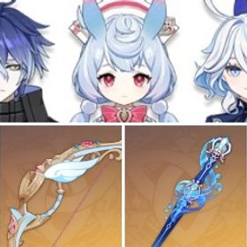 即対応|フリンズ+静水流転の輝き+ディルック+夢見月瑞希+シグウィン+七七1凸+フリーナ+白雨心弦 | 原神のアカウントデータ、RMTの販売・買取一覧