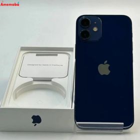 【中古】iPhone12 mini 128GB ブルー MGDP3J/A docomo版SIMフリー 訳あり