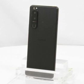 【中古】SONY(ソニー) Xperia 5 III 128GB フロストブラック SOG05 au SIMフリー 〔ネットワーク利用制限▲〕 【247-ud】