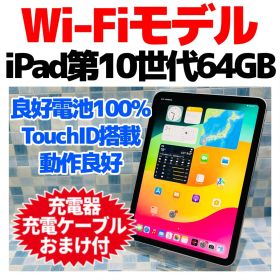 Wi-Fi iPad 第10世代 本体 64GB シルバー 電池良好