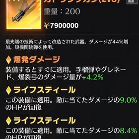 ペニンシュラ ガトリングガン ライフ17.4% 爆発4.2% | 荒野行動のアカウントデータ、RMTの販売・買取一覧