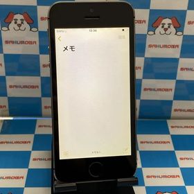 即日発送可iPhone5s 16GB スペースグレイ ME332J/A au 訳あり品