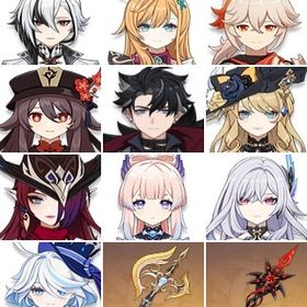 リオセスリ+アルレッキーノ+スカーク+楓原万葉+ナヴィア+フリーナ+エスコフィエ+胡桃+珊瑚宮心海+ | 原神のアカウントデータ、RMTの販売・買取一覧