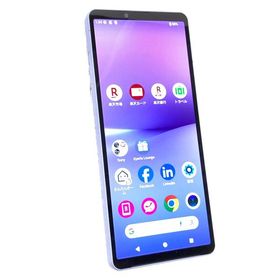 中古 SONY Xperia10 V 128GB ラベンダー XQ-DC44 SIMフリー ネットワーク利用制限▲判定 ※難あり