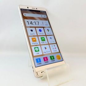 5111002D【超美品】シンプルスマホ5/A001SH(ゴールド)SoftBank版