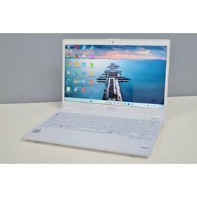 中古軽量ノートパソコン 富士通 UH90/B3 Windows11+office core i7-8550U/メモリ8GB/SSD256GB/13.3インチ/タッチパネル/WEBカメラ/無線内蔵