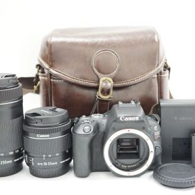 C221542)Canon EOS KISS X9 デジタル一眼レフ ダブルレンズキット 美品