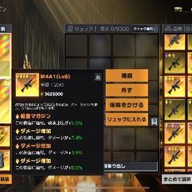 ペニンシュラ M4A1 ダメ＋20.4 軽量＋5.5 | 荒野行動のアカウントデータ、RMTの販売・買取一覧