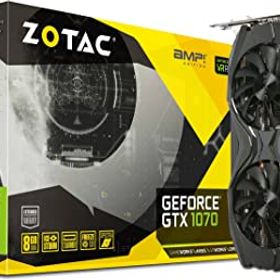 【中古】(未使用・未開封品)ZOTAC GeForce GTX 1070 AMP! エディション ZT-P10700C-10P 8GB GDDR5 IceStorm クーリング VR レディ ゲームグラフィックスカード
