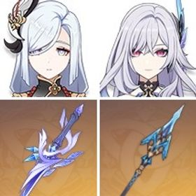 スカーク5凸+ディシア+モナ+七七+申鶴+風鷹剣+天空の傲+蒼耀+ティナリ+夢見月瑞希+息災+ジン+ | 原神のアカウントデータ、RMTの販売・買取一覧