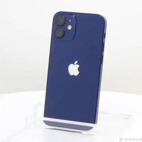 〔中古品〕 iPhone12 mini 64GB ブルー MGAP3J／A SIMフリー【377】