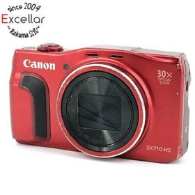 キヤノン(Canon)のCanon製 PowerShot SX710 HS レッド 2030万画素 本体のみ 本体いたみ(コンパクトデジタルカメラ)