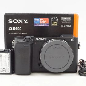 C271514-1)SONY α6400 ミラーレス一眼レフ/シャッター数1100回以下