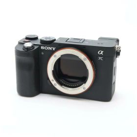 【中古】 《良品》 SONY α7C ボディ ILCE-7C ブラック 【ホットシューバネSDスロットファインダーカバー部品交換/各部点検済】 [ デジタルカメラ ]