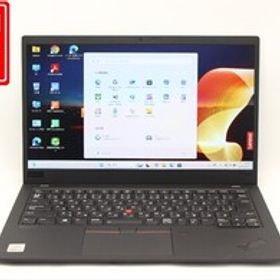 良品 フルHD 14型 Lenovo ThinkPad X1 Carbon Gen8 Windows11 第10世代 i5-10210U 8GB NVMe 256GB-SSD カメラ 無線Wi-Fi6 Office 管:1704j