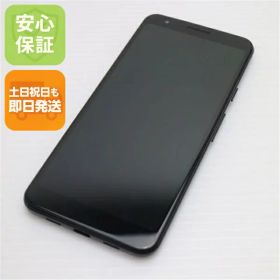 【中古】 超美品 Google Pixel 3a ジャストブラック スマホ 本体 白ロム 中古 土日祝発送OK