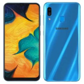 Galaxy A30 SCV43 ブルー 【UQmobile版 SIMFREE】 SAMSUNG 当社3ヶ月間保証 中古 イオシス