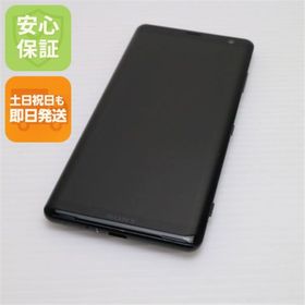 ソニー(SONY)の良品中古 SO-01L Xperia XZ3 ブラック M111 SIMロック解除済み(スマートフォン本体)