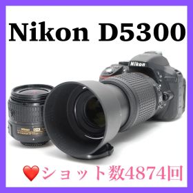 ❤️ショット数4874回❤️Nikon D5300 らくらくスマホ転送OK 美品