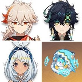 七七+ディルック+夢見月瑞希+キィニチ+ティナリ+天空の傲+楓原万葉+サーフィンタイム+ムアラニ | 原神のアカウントデータ、RMTの販売・買取一覧