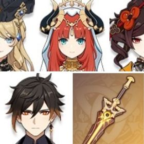 天空の巻+ジン1凸+ニィロウ+千織+ナヴィア+岩峰を巡る歌+四風原典+聖顕の鍵+モナ1凸+天空の脊+ | 原神のアカウントデータ、RMTの販売・買取一覧