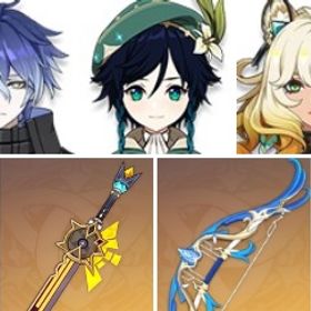 岩峰を巡る歌+ティナリ+フリンズ+風鷹剣+ウェンティ+モナ1凸+終焉を嘆く詩+夢見月瑞希1凸+ディシ | 原神のアカウントデータ、RMTの販売・買取一覧