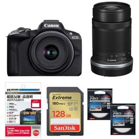 [新品]【お買い得セット】Canon キヤノン EOS R50 ダブルズームキット ブラック（キャッシュバックキャンペーン対象商品）