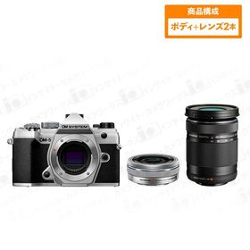 OM SYSTEM OM-5 ボディ シルバー + ダブルズームレンズセット M.ZUIKO DIGITAL ED 14-42mm F3.5-5.6 EZ SLV + M.ZUIKO DIGITAL ED 40-150mm F4.0-5.6 R ブラック