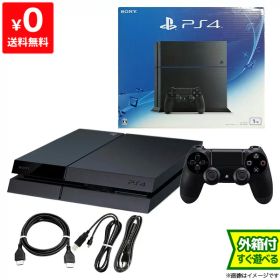 PS4 プレステ4 プレイステーション4 本体 1TB ジェット・ブラック CUH-1200BB01 完品 PlayStation4 SONY ソニー 4948872414128 【中古】