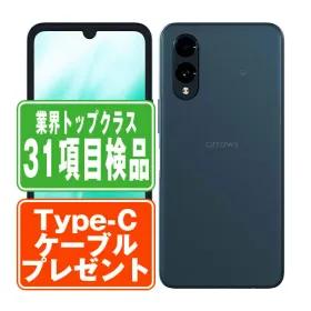 【中古】 FCG02 arrows We2 ネイビーグリーン SIMフリー 本体 au スマホ 【あす楽】 【保証あり】 【送料無料】 fcg02ng7mtm