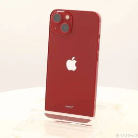 〔中古品〕 iPhone13 128GB プロダクトレッド MLNF3J／A SIMフリー【198】