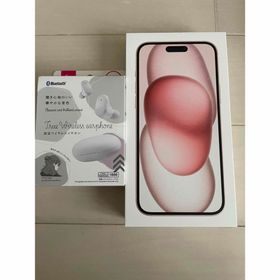 アイフォーン(iPhone)のiPhone 15Apple 本体 スマートホン ピンク イヤフォン アイホン(スマートフォン本体)