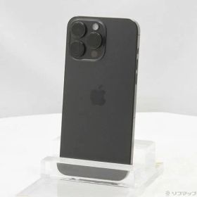 〔中古品〕 iPhone15 Pro Max 256GB ブラックチタニウム MU6P3J／A SIMフリー【258】