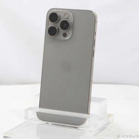〔中古品〕 iPhone15 Pro Max 256GB ナチュラルチタニウム MU6R3J／A SIMフリー【295】