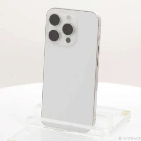 〔中古品〕 iPhone15 Pro 512GB ホワイトチタニウム MTUJ3J／A SIMフリー【295】