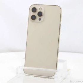 〔中古品〕 iPhone12 Pro Max 128GB ゴールド MGCW3J／A SIMフリー【344】