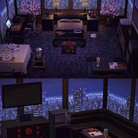 ✨限定デザイン✨ 夜景に包まれる二階建てラグジュアリーホテルスイート🌃 | あつまれ どうぶつの森(あつ森)のアカウントデータ、RMTの販売・買取一覧