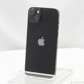 〔中古〕Apple(アップル) iPhone14 Plus 128GB ミッドナイト MQ4A3J／A SIMフリー〔258-ud〕