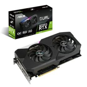 【中古】 ASUS デュアルNVIDIA GeForce RTX 3070 V2 OCエディション ゲーミンググラフィックスカード (PCIe 4.0 8GB GDDR6メモリ、LHR、HDMI 2.1 DisplayPort 1.4a Axial-tech ファンデザイン デュアルBIOS 保護バックプレート)