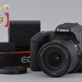 【中古】Canon キヤノン EOS Kiss X9 EF-S 18-55 IS STM レンズキット ブラック シャッター回数僅少