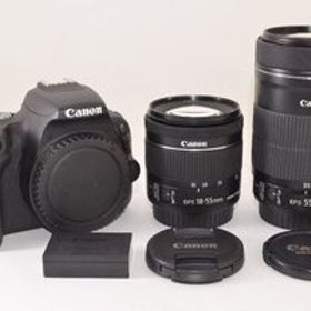 ★美品★ Canon キャノン EOS Kiss X9 ダブルズームキット ブラック デジタル一眼レフカメラ 2506779