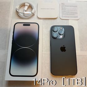 アイフォーン(iPhone)のApple iPhone 14 Pro 1TB スペースブラック 本体 純正品(スマートフォン本体)