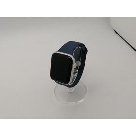 【中古】Apple Apple Watch SE2 44mm GPS シルバーアルミニウムケース/ストームブルースポーツバンド(M/L) MREE3J/A【広島本通】保証期間１ヶ月【ランクB】