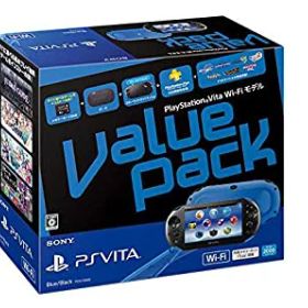 【中古】PlayStation Vita Value Pack Wi-Fiモデル ブルー/ブラック（メーカー生産終了）