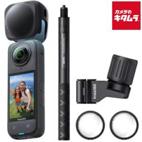 Insta360 X4 スキーバンドル（CINSABMA-X462） ビデオカメラ 4K 小型 高画質 ウェアラブル 全天球360度カメラ 《納期約1－2週間》
