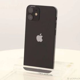 〔中古品〕 iPhone12 mini 64GB ブラック MGA03J／A SIMフリー【258】