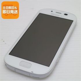 新品同様 F-06F らくらくスマートフォン3 ホワイト 即日発送 スマホ FUJITSU DoCoMo 本体 白ロム あすつく 土日祝発送OK