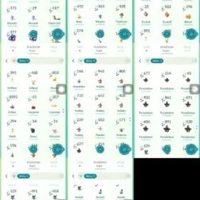 💥 【59名 LV】 🔥 3.5Mダスト |⚡️ 54倍 色違い |⚡️チームなし |